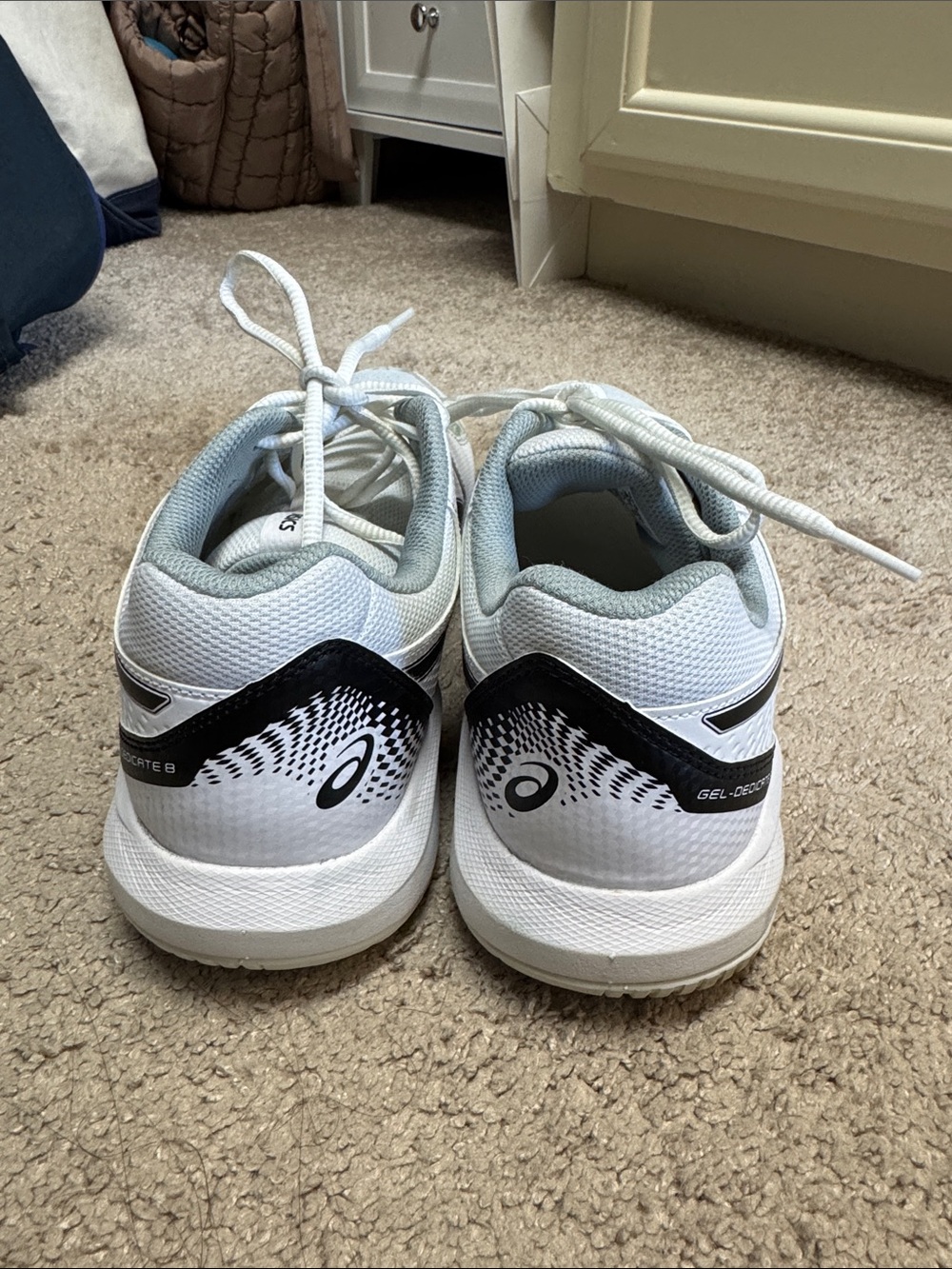 ASICS Men's White Court Sneakers - Picture 3 of 4